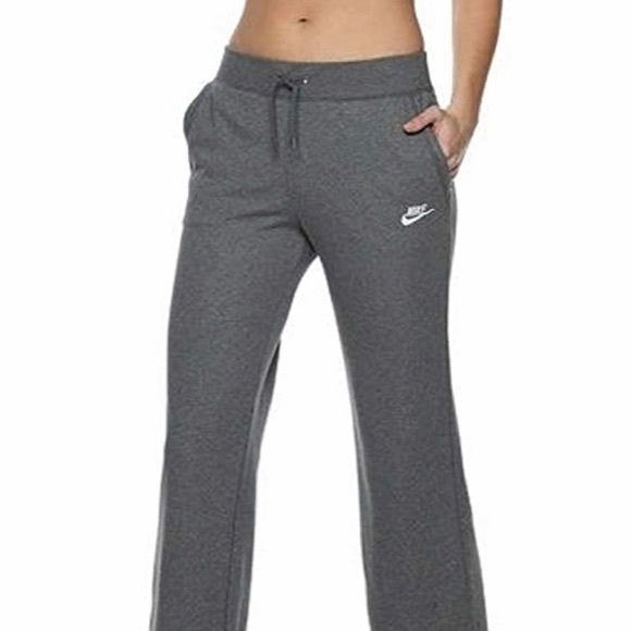 nike grey wide leg joggers